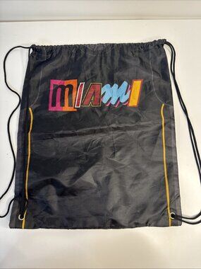 Miami Heat Drawstring Cinch Bag